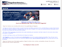 Tablet Screenshot of flagsoveramerica.com